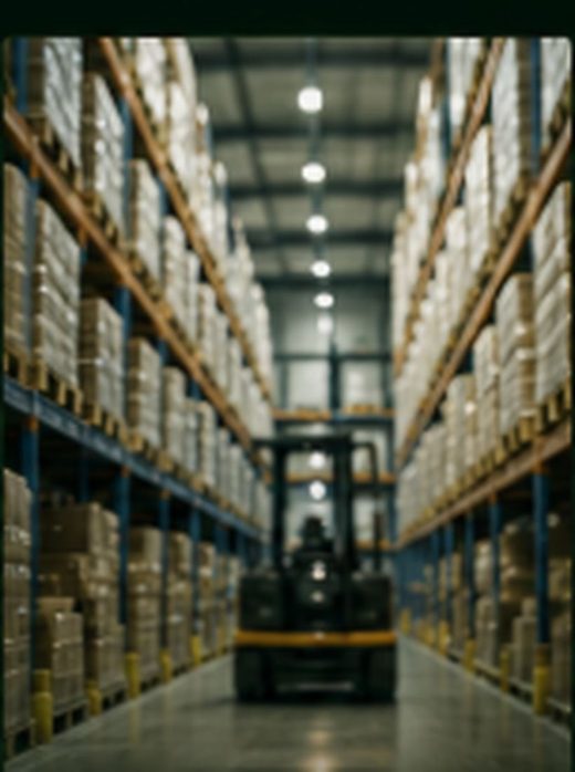 Warehouse aisle